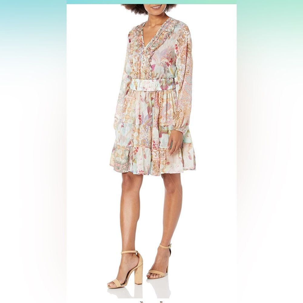 Guess Floral Midi Dress - Multicolor - Picture 2 of 13